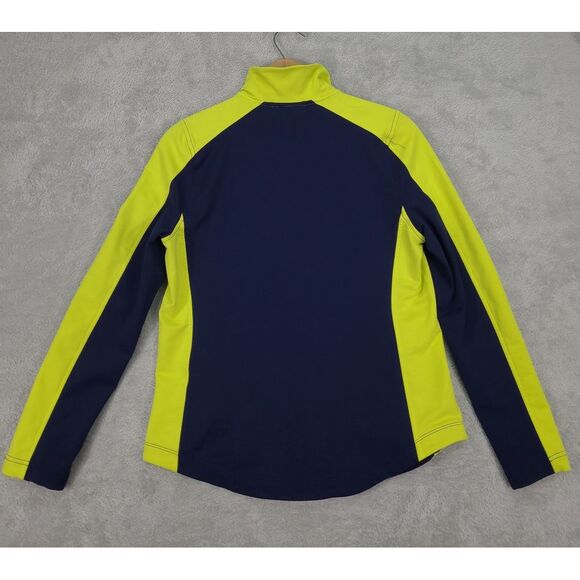 Lauren Ralph Lauren‎ Neon Green/Navy Active Full Zip Jacket Women Sz L - Picture 2 of 10